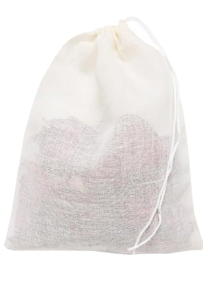 100% cotton muslin tea bags, 20pcs